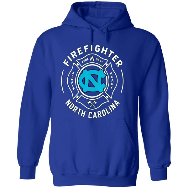 North Carolina Tar Heels Firefighter Application Day Hoodie - Image 7