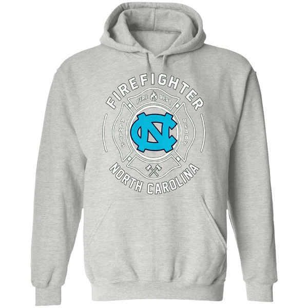 North Carolina Tar Heels Firefighter Application Day Hoodie - Image 9
