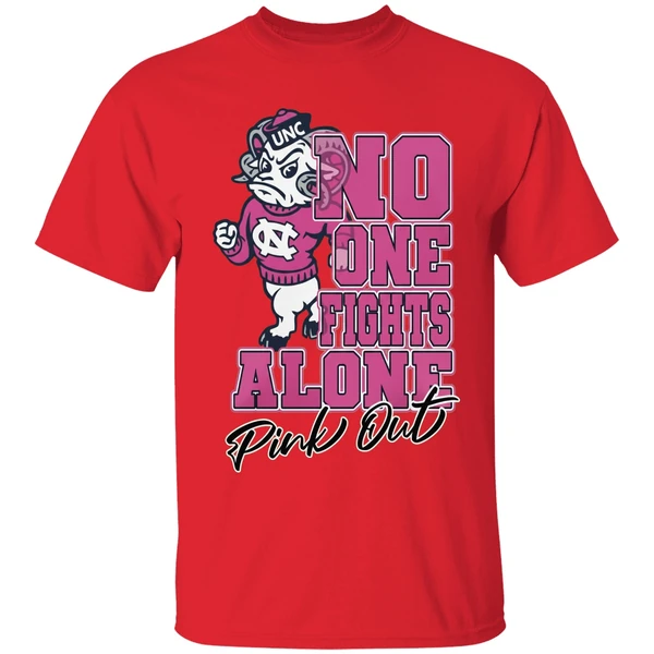 north-carolina-tar-heels-no-one-fights-alone-pink-out-shirt-red