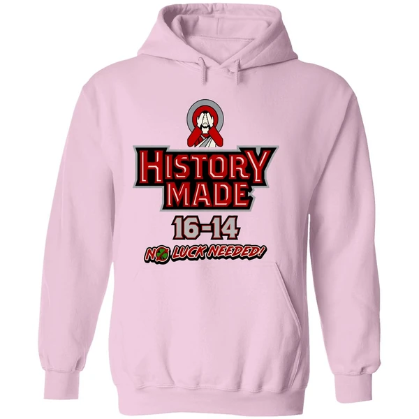 Northern Illinois Huskie Vs Notre Dame Fighting Irish History Made 16 14 No Luck Needed Hoodie - Image 5