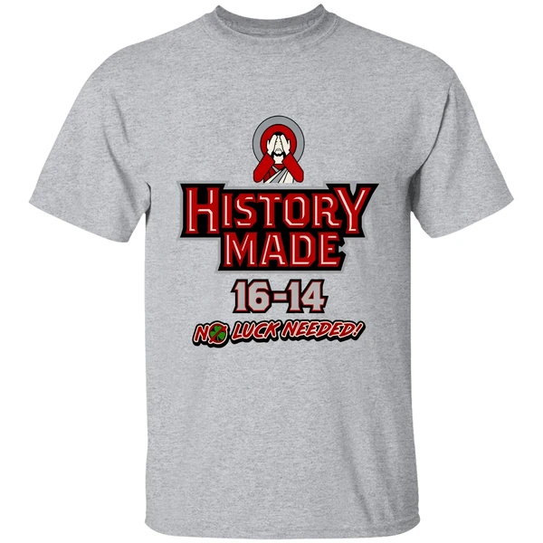 Northern Illinois Huskie Vs Notre Dame Fighting Irish History Made 16 14 No Luck Needed Shirt - Image 9