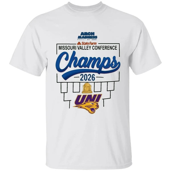 Northern Iowa Mens Basketball 2026 Mvc Tournament Champions Locker Room Shirt
