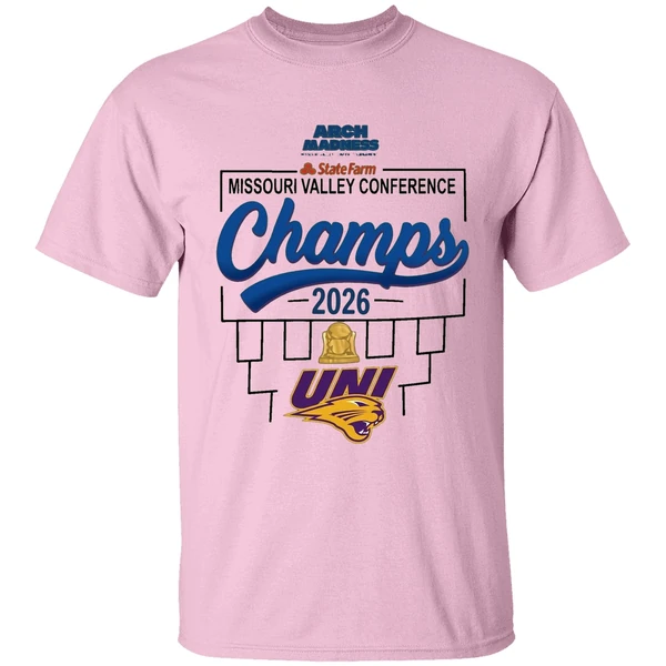 Northern Iowa Mens Basketball 2026 Mvc Tournament Champions Locker Room Shirt - Image 2