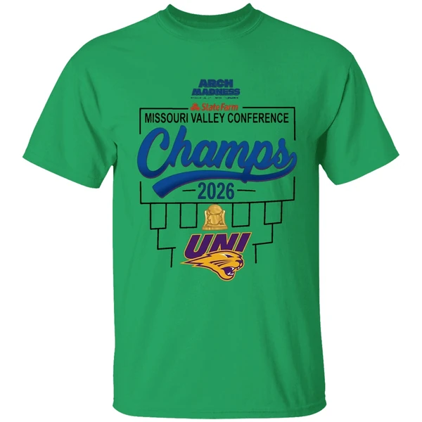 Northern Iowa Mens Basketball 2026 Mvc Tournament Champions Locker Room Shirt - Image 8