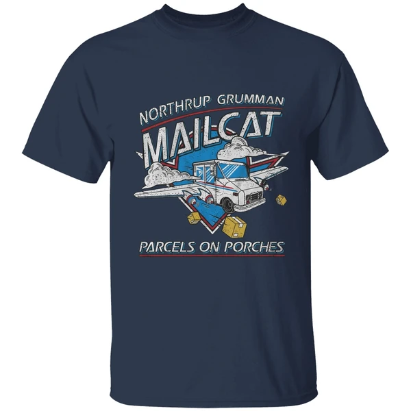 northrop grumman mailcat parcels on porches shirt navy