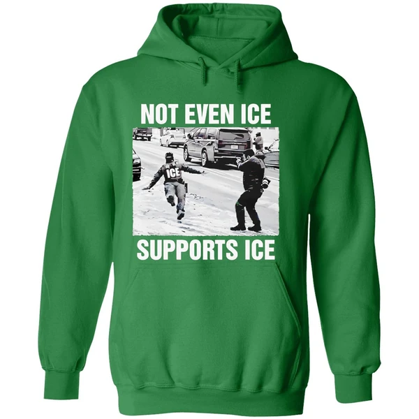 Not Even Ice Supports Ice Hoodie - Image 2