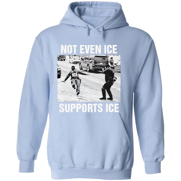 Not Even Ice Supports Ice Hoodie - Image 4