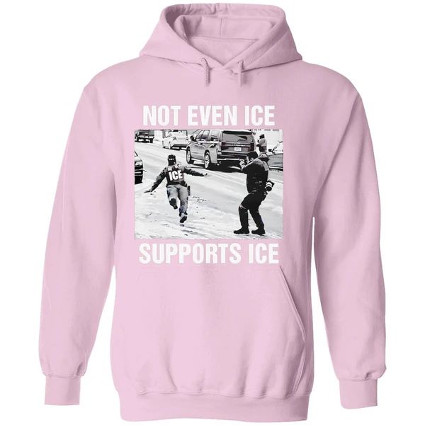 Not Even Ice Supports Ice Hoodie - Image 5