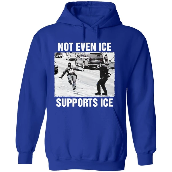 Not Even Ice Supports Ice Hoodie - Image 7