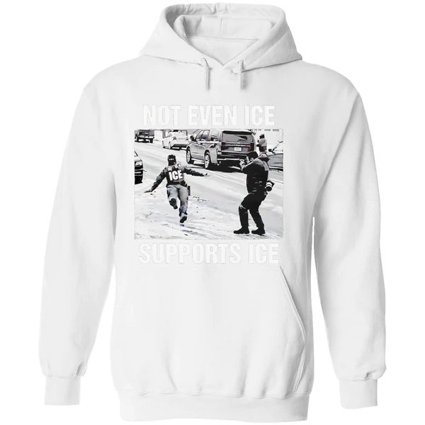 Not Even Ice Supports Ice Hoodie - Image 8