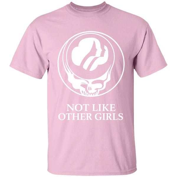 Not Like Other Girls Girl Scouts Of The Usa In Grateful Dead Shirt Not Like Other Girls Girl Scouts Of The Usa In Grateful Dead Shirt