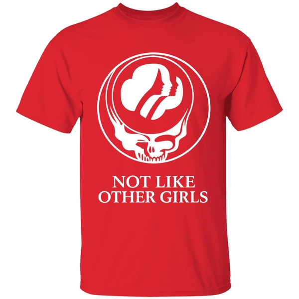 Not Like Other Girls Girl Scouts Of The Usa In Grateful Dead Shirt - Image 6