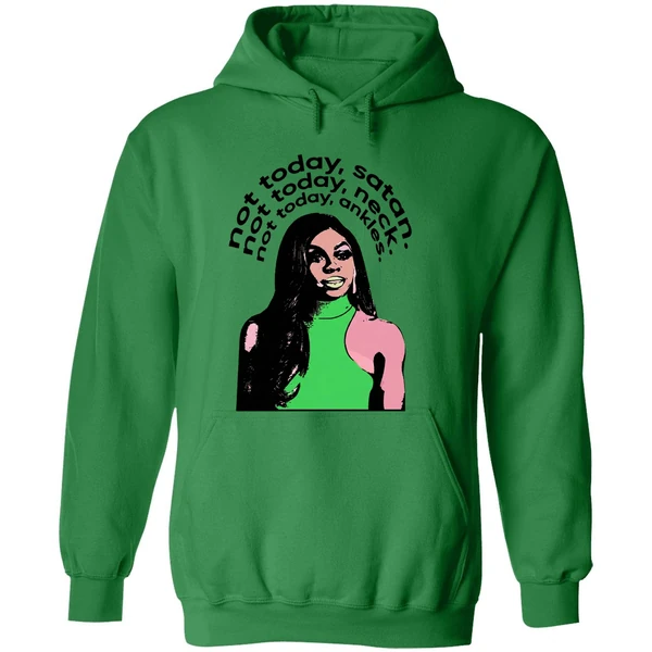 Not Today Satan Neck Ankles The Real Housewives Of Potomac Candiace Dillard Hoodie - Image 2