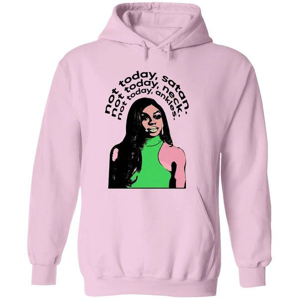 Not Today Satan Neck Ankles The Real Housewives Of Potomac Candiace Dillard Hoodie - Image 5