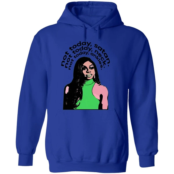 Not Today Satan Neck Ankles The Real Housewives Of Potomac Candiace Dillard Hoodie - Image 7