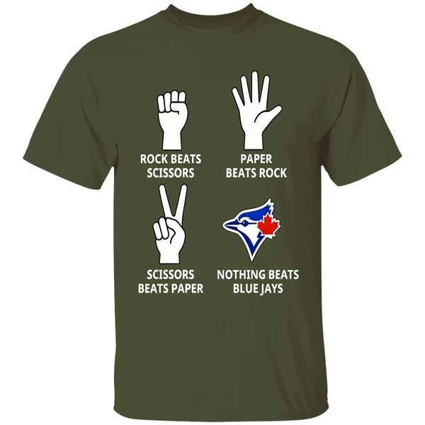 nothing-beats-toronto-blue-jays-baseball-rock-paper-scissors-folk-game-sport-fans-shirt-militarygreen