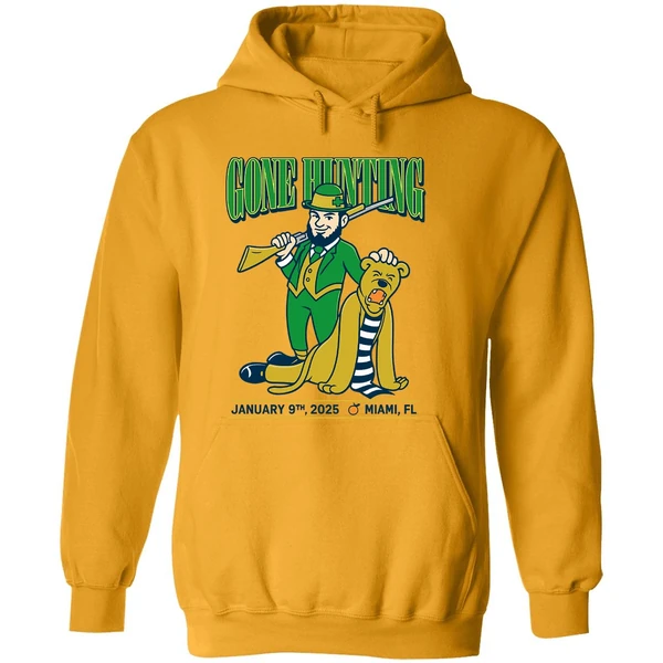 Notre Dame Beat Penn State Gone Hunting Orange Bowl Hoodie
