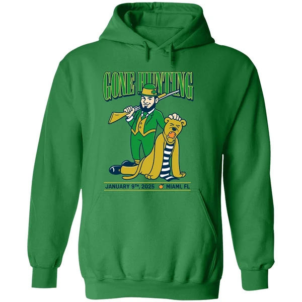 Notre Dame Beat Penn State Gone Hunting Orange Bowl Hoodie - Image 2