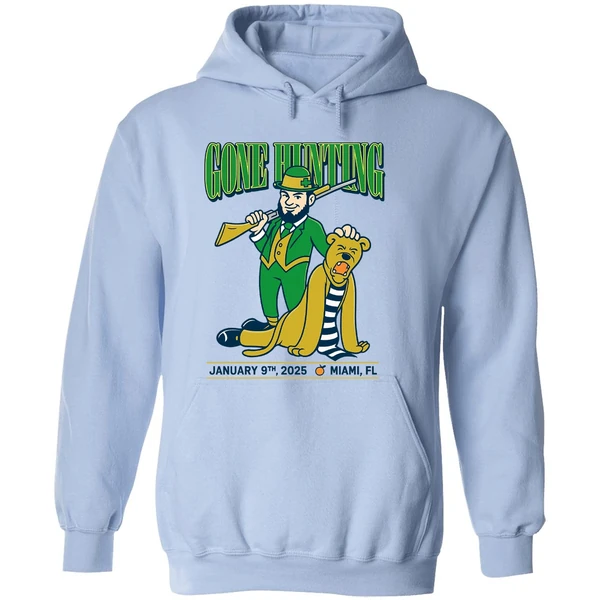Notre Dame Beat Penn State Gone Hunting Orange Bowl Hoodie - Image 4