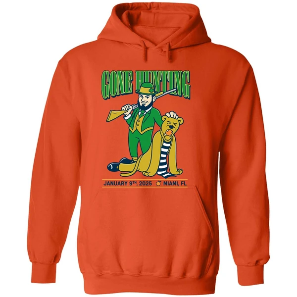 Notre Dame Beat Penn State Gone Hunting Orange Bowl Hoodie - Image 6