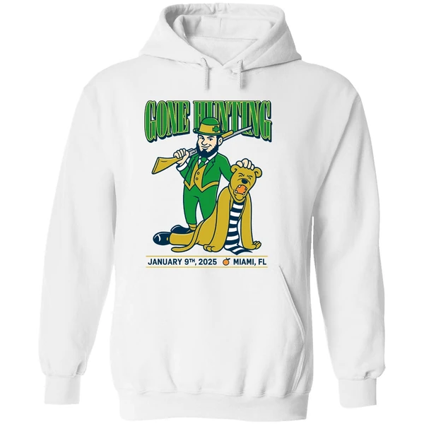 Notre Dame Beat Penn State Gone Hunting Orange Bowl Hoodie - Image 8