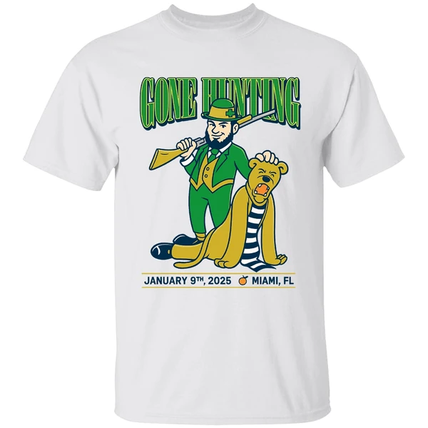 Notre Dame Beat Penn State Gone Hunting Orange Bowl Shirt - Image 9