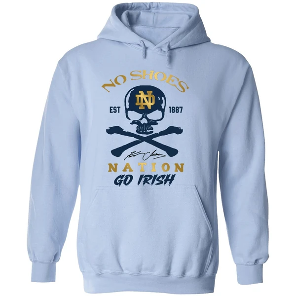 Notre Dame Fighting Irish Kenny Chesney No Shoes Nation Irish Pride Fan Hoodie - Image 4
