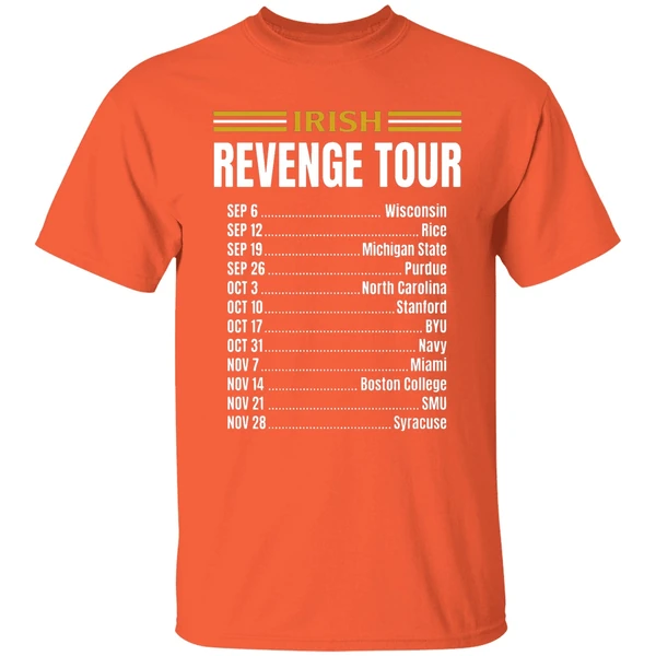 Notre Dame Fighting Irish Leave No Doubt Irish Revenge Tour 2026 Shirt - Image 6