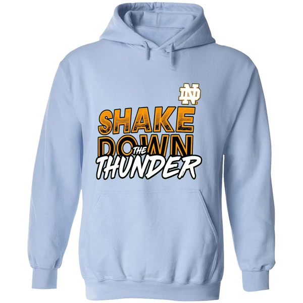 Notre Dame Fighting Irish Shake Down The Thunder Hoodie - Image 4