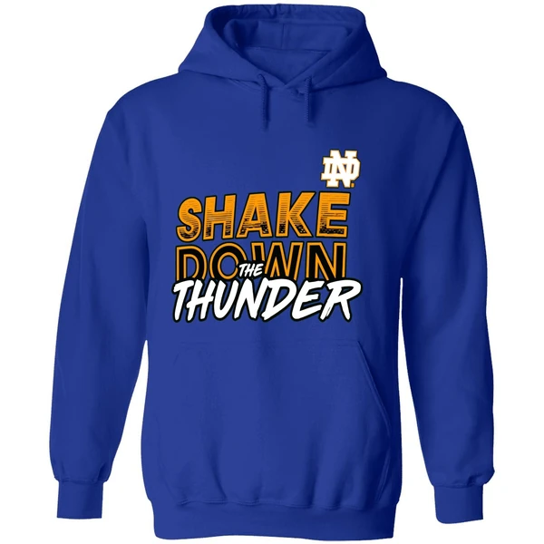 Notre Dame Fighting Irish Shake Down The Thunder Hoodie - Image 7