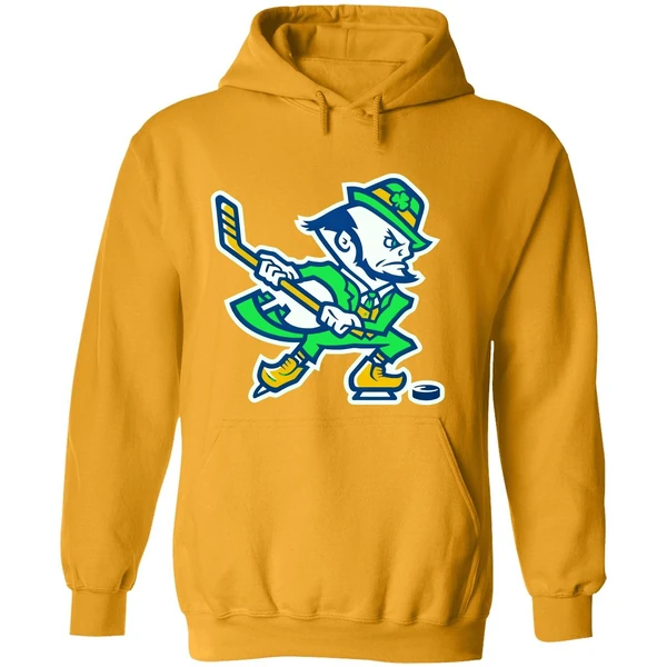 Notre Dame Hockey Leprechaun Irish Hoodie