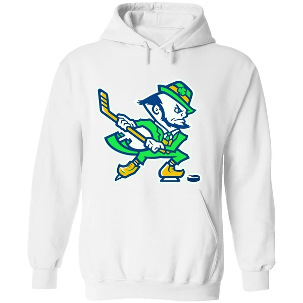 Notre Dame Hockey Leprechaun Irish Hoodie - Image 8
