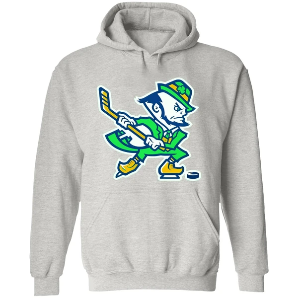 Notre Dame Hockey Leprechaun Irish Hoodie - Image 9
