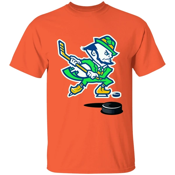 Notre Dame Hockey Leprechaun Irish Shirt - Image 5