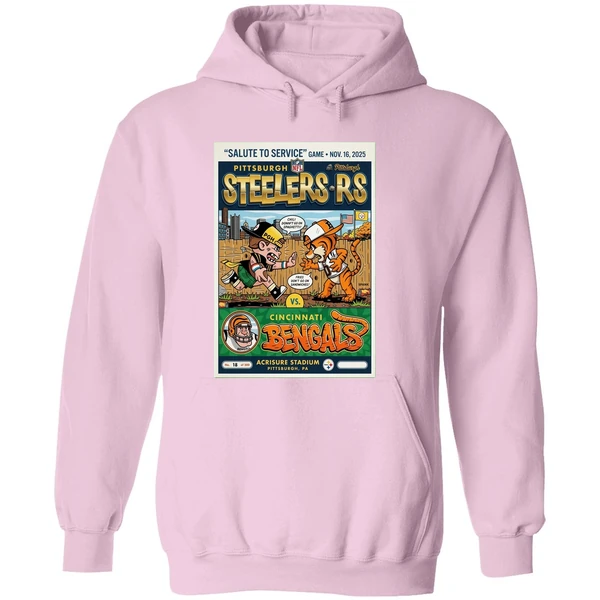 Nov 16 2025 Pittsburgh Steelers Cincinnati Bengals Gameday Poster Hoodie - Image 5