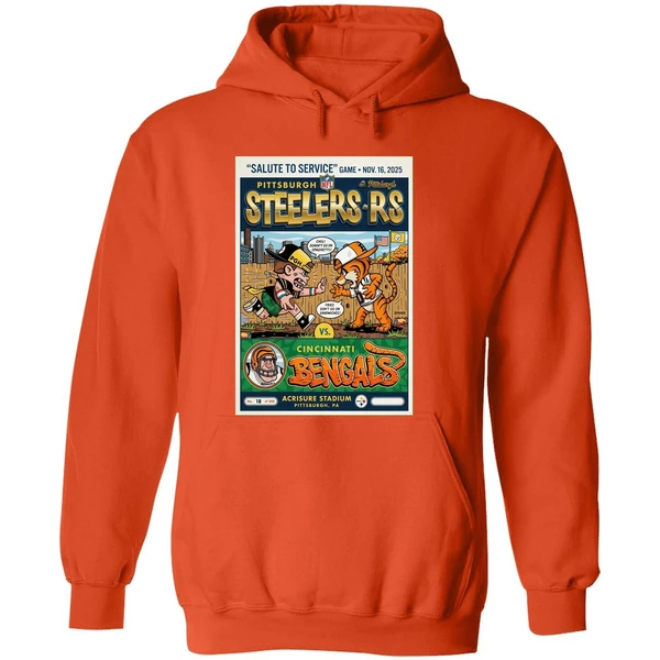 Nov 16 2025 Pittsburgh Steelers Cincinnati Bengals Gameday Poster Hoodie - Image 6
