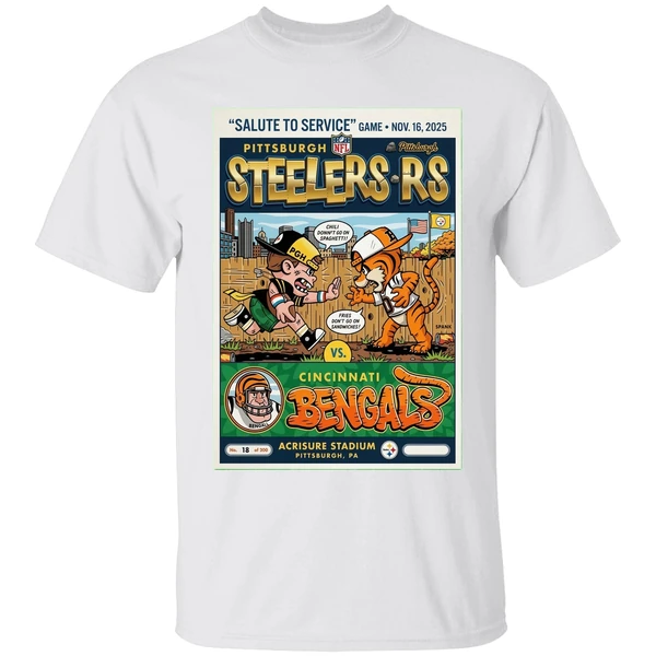 Nov 16 2025 Pittsburgh Steelers Cincinnati Bengals Gameday Poster Shirt