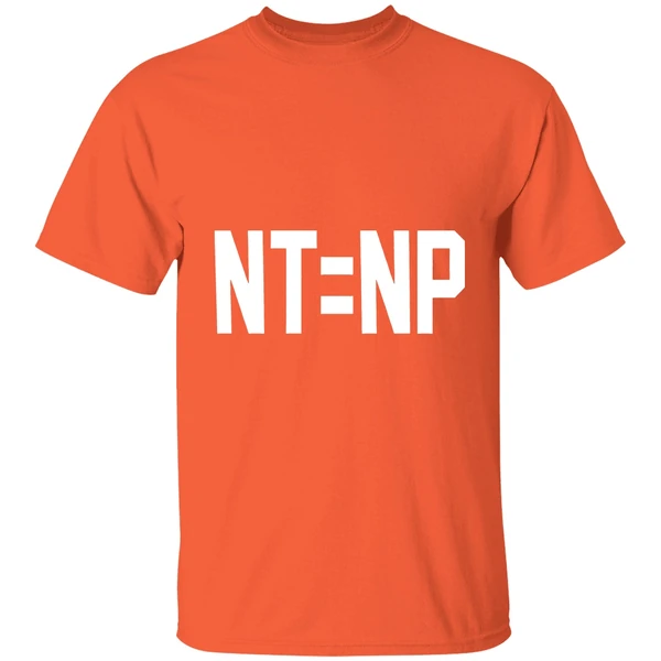nt equals np shirt orange
