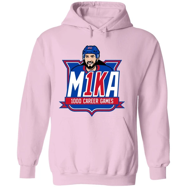 Ny Rangers Mika Zibanejad 1000th Game Graphic Hoodie - Image 5