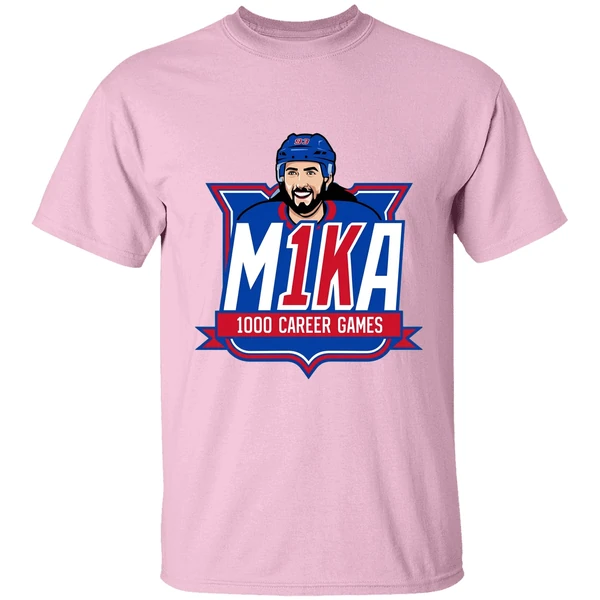 Ny Rangers Mika Zibanejad 1000th Game Graphic Shirt - Image 3