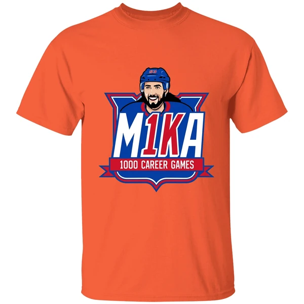 Ny Rangers Mika Zibanejad 1000th Game Graphic Shirt - Image 6