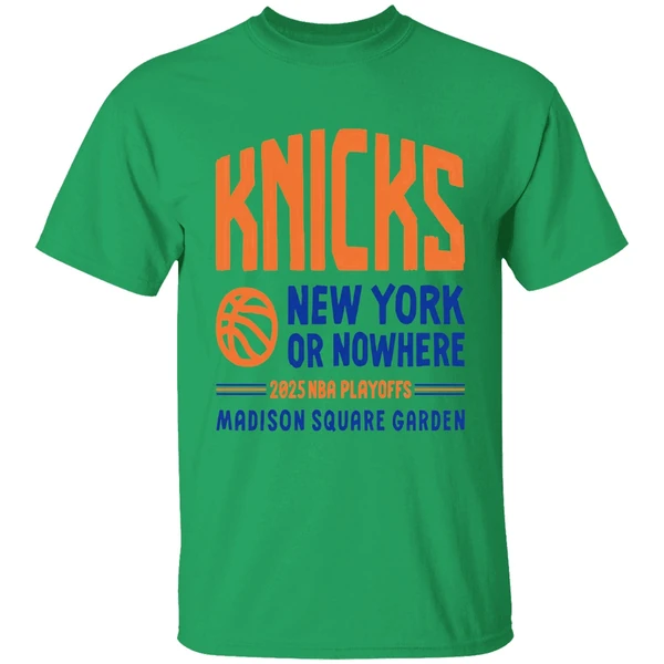 Nyon New York Knicks Playoffs 2025 New York Or Nowhere Madison Square Garden Shirt - Image 8