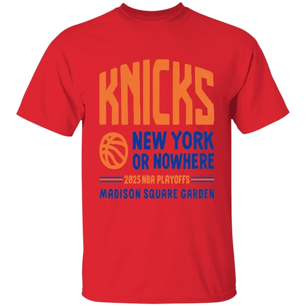 Nyon New York Knicks Playoffs 2025 New York Or Nowhere Madison Square Garden Shirt - Image 6