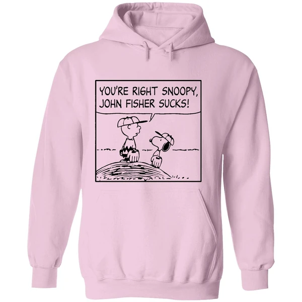 Oakland Athletics Peanuts Youre Right Snoopy John Fisher Sucks Hoodie - Image 5