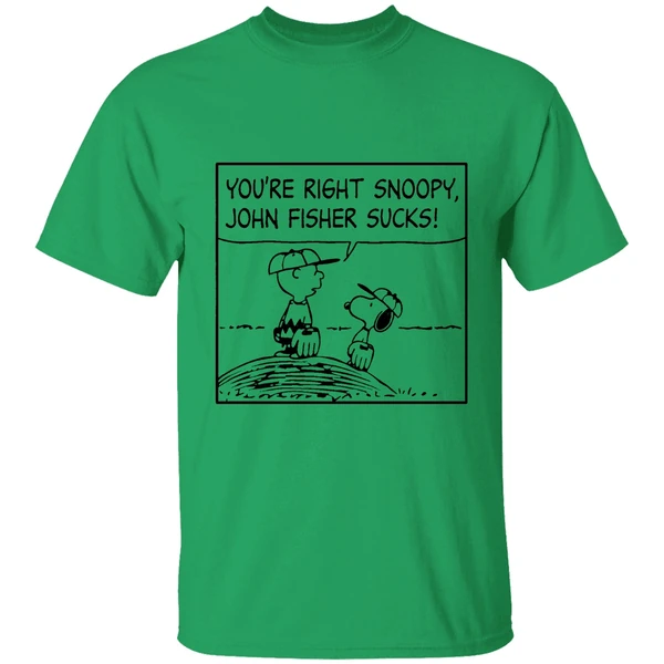 Oakland Athletics Peanuts Youre Right Snoopy John Fisher Sucks Shirt - Image 8