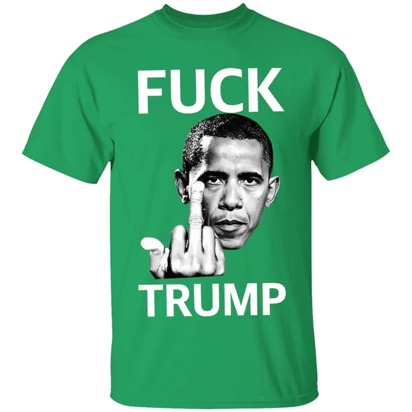 Obama Fuck Trump Hand Shirt - Image 2