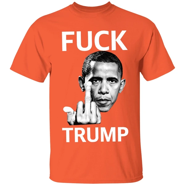 Obama Fuck Trump Hand Shirt - Image 6