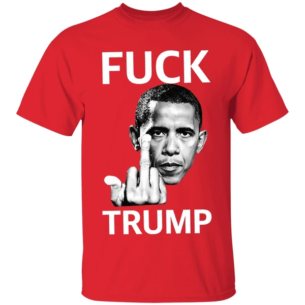 Obama Fuck Trump Hand Shirt - Image 7