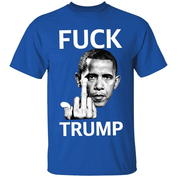 Obama Fuck Trump Hand Shirt - Image 8