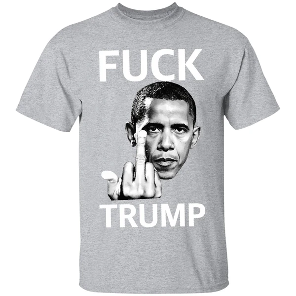 Obama Fuck Trump Hand Shirt - Image 9